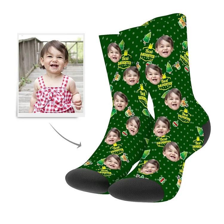 Christmas Custom Daughter Socks