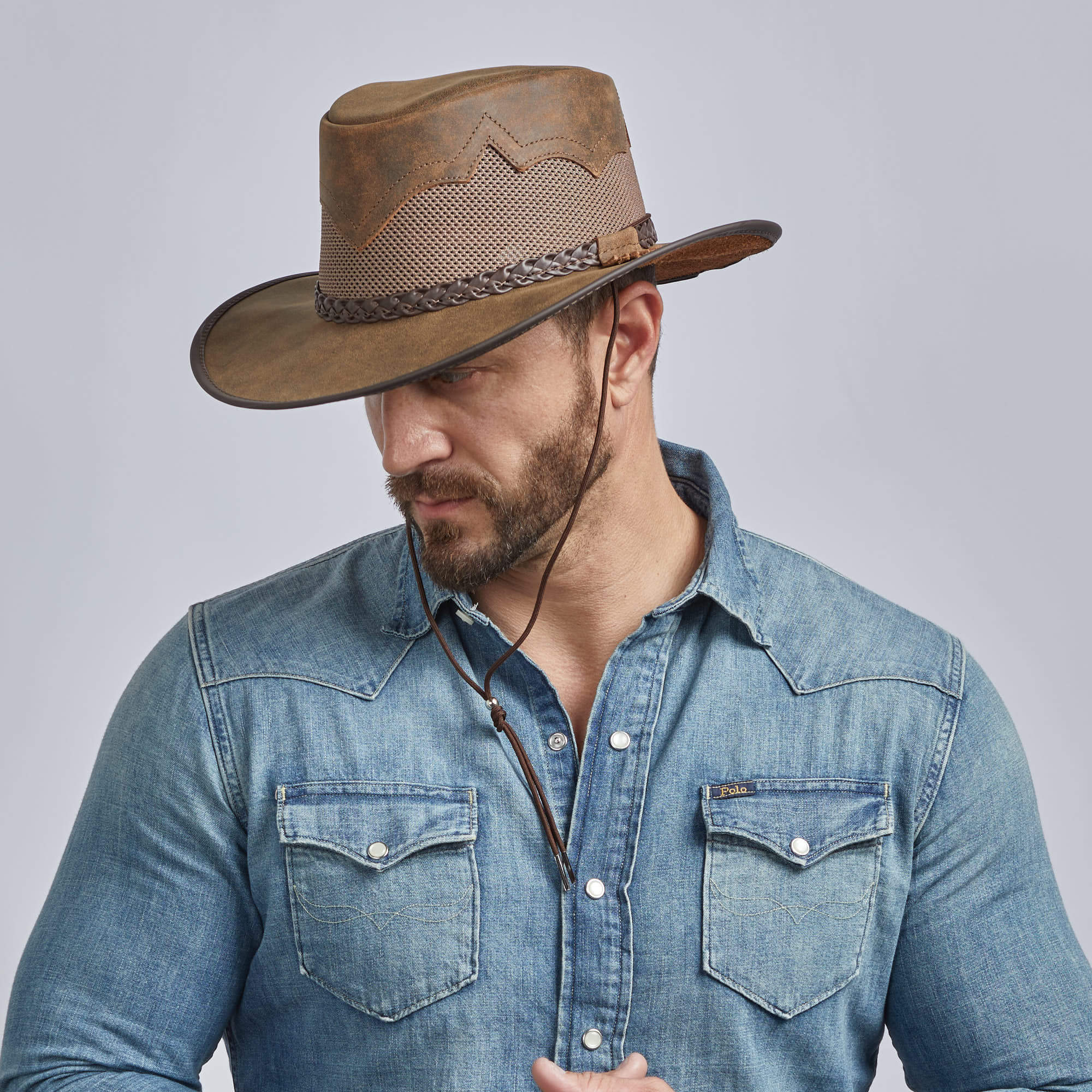 Sirocco - Mens Wide Brim Sun Hat