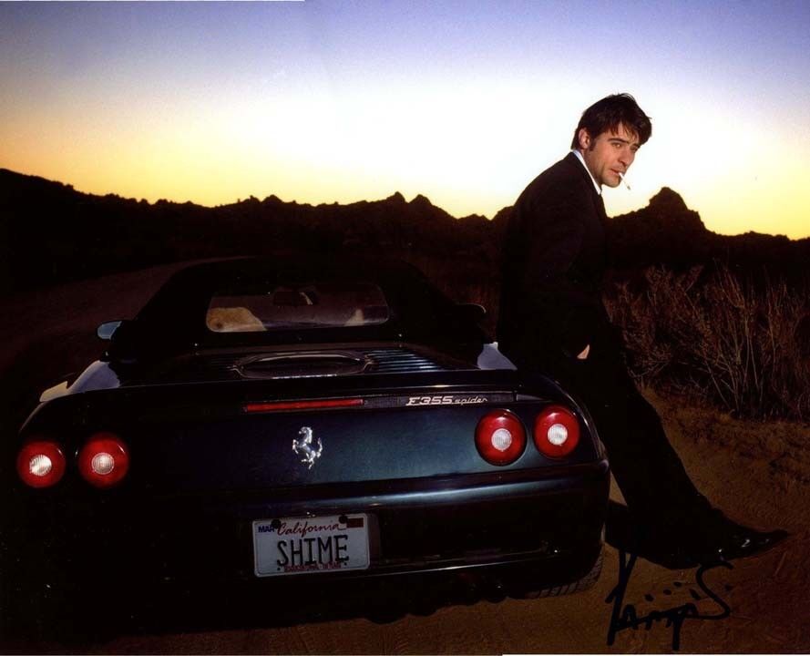 GORAN VISNJIC signed autographed 11x14 FERRARI SPIDER F355 Photo Poster painting