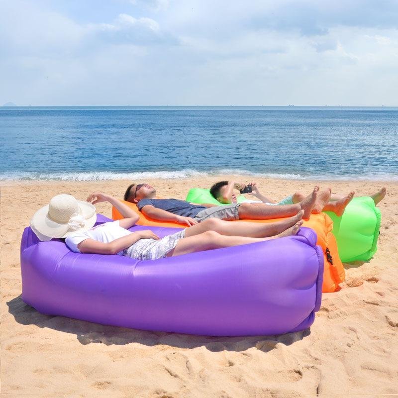 Outdoor Camping Inflatable Sofa Ultralight Beach Sleeping Air Bed、、sdecorshop