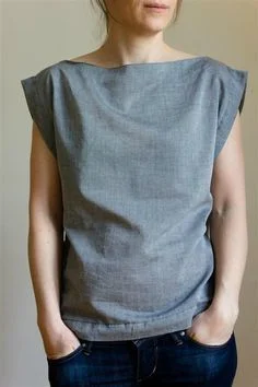 LINEN SHIRT WITH SHORT SLEEVES AND A FULL COLLAR