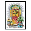 (Counted/Stamped) 14CT Spring Gate-Cross Stitch 27*36cm/10.63*14.17in(Brand)