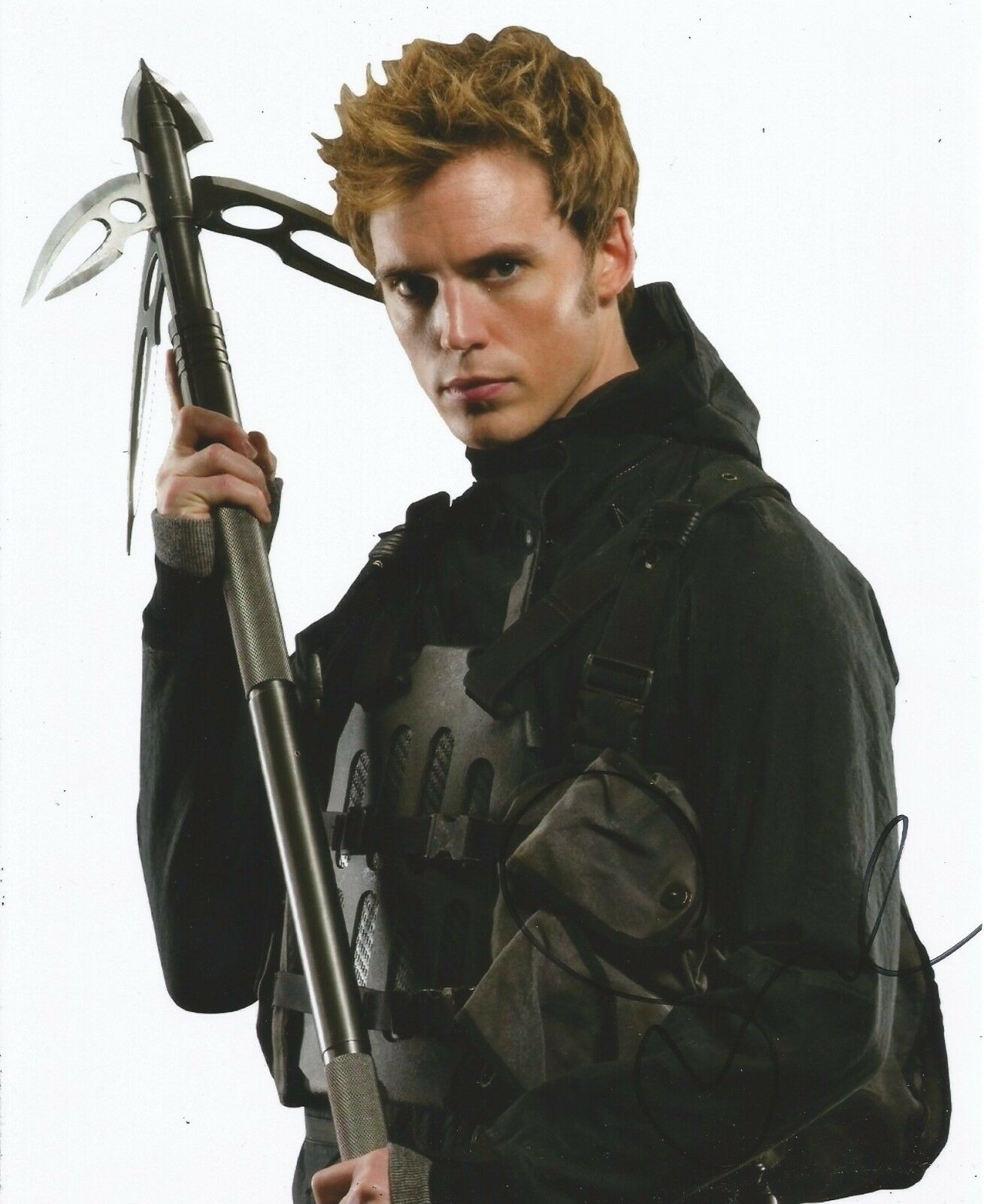 Sam Claflin Signed The Hunger Games 10x8 Photo Poster painting AFTAL