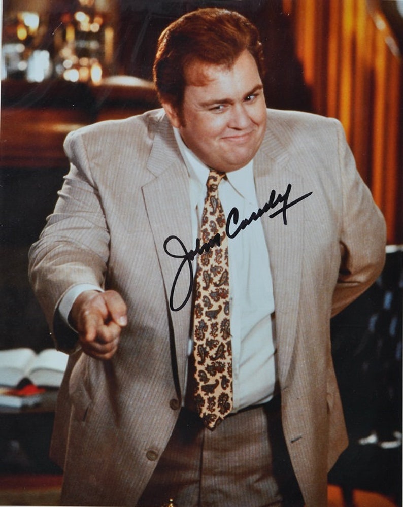 JOHN CANDY SIGNED Autographed Photo Poster painting Only The Lonely Spaceballs The Great Outdoors Splash wcoa