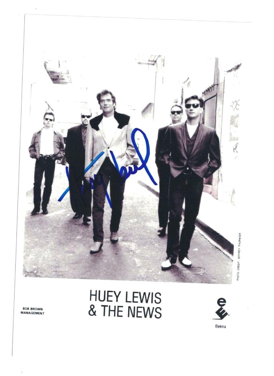 Huey Lewis Signed Autographed 4x6 Photo Poster painting Singer Huey Lewis and the News E