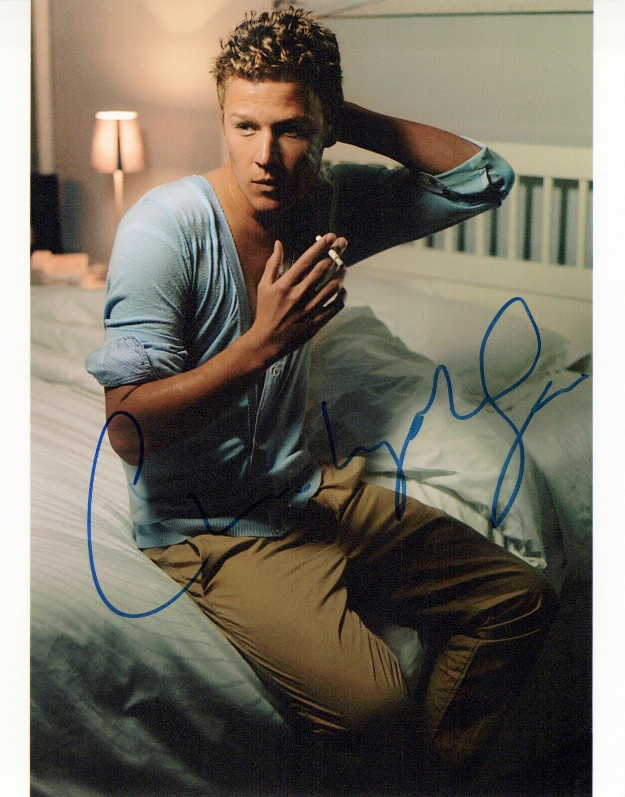 Christopher Egan head shot autographed Photo Poster painting signed 8x10 #2