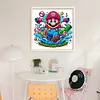 Super Mario-11CT Stamped Cross Stitch 40*40cm/15.75*15.75in tapestrymarket