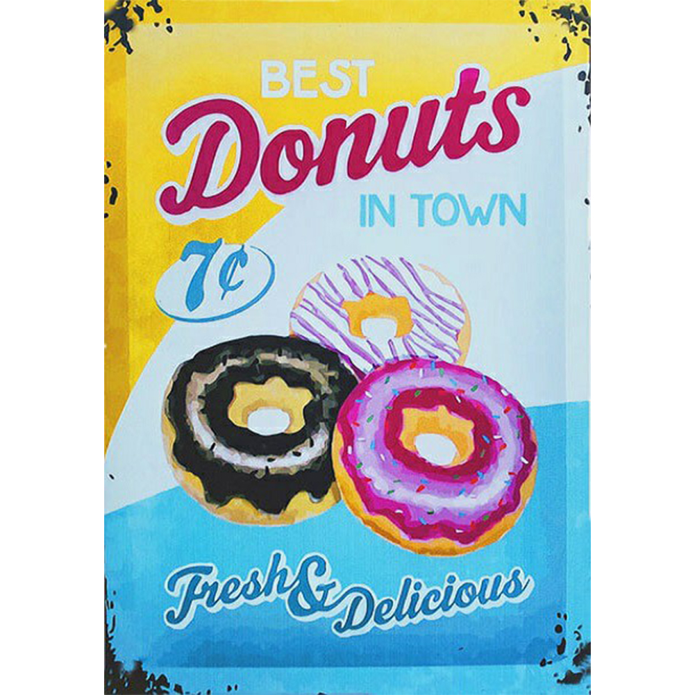 

Donut - Round Drill Diamond Painting - 35*50CM, 501 Original