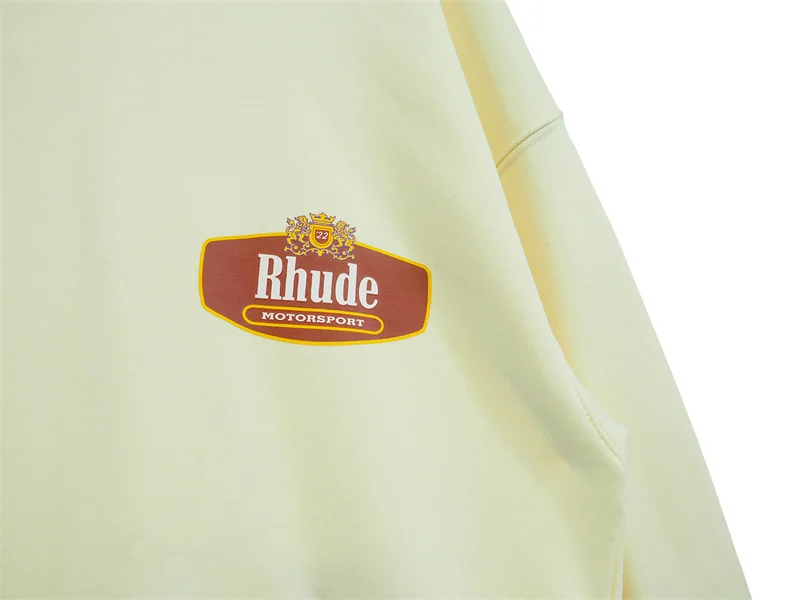 RHUDE 2023 new hoodie sports sweater
