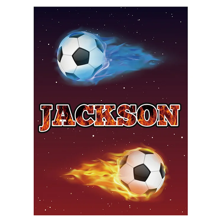 Personalized Soccer Blanket for Comfort & Unique| BKKid129