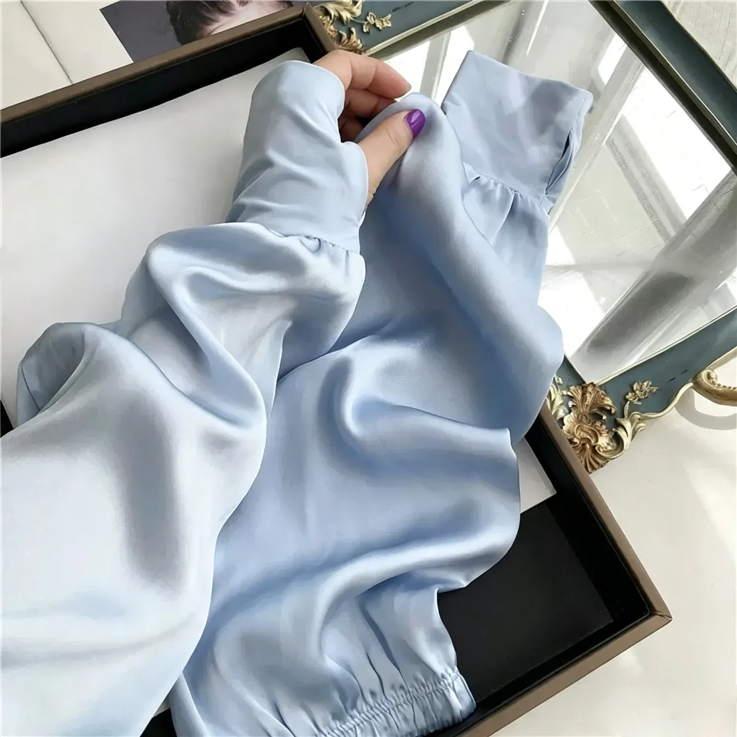 100% Silk Arm Sleeves For Women REAL SILK LIFE