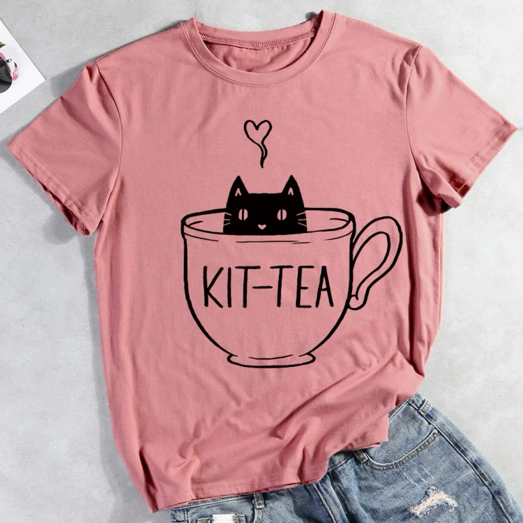 PSL - KIT-TEA Cat  T-shirt Tee -012550