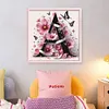 Butterfly And Flower Letter A-11CT Stamped Cross Stitch 40*40cm/15.75*15.75in tapestrymarket