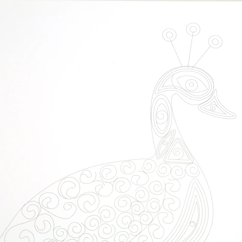 DIY Handmade Material Templates Tool Set Peafowl Quilling Paper Stripes