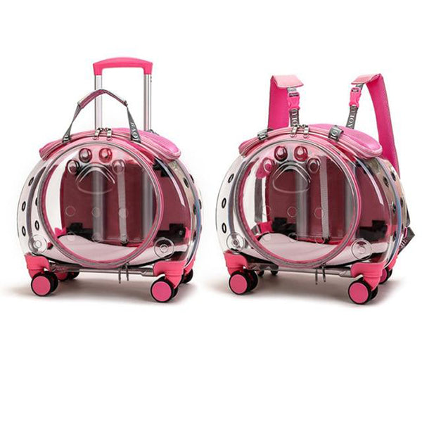 2 in 1 Travel Pet Trolley Backpack