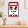 (Multi Style)Warning Sign - Metal Tin Signs(8*12Inch)