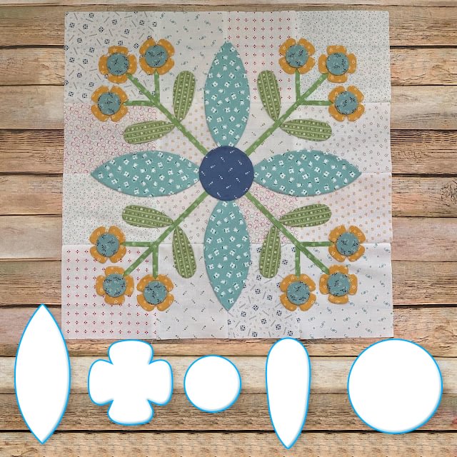 Prairie Meadow Sew Template Set (With Instructions)