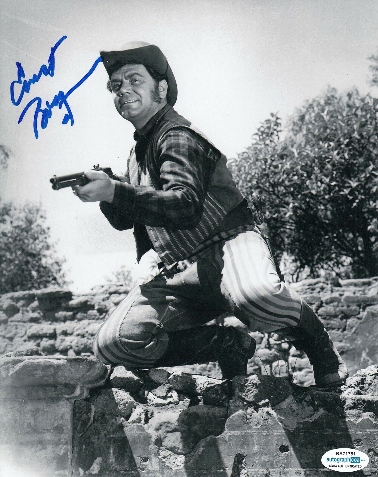 ERNEST BORGNINE signed (MARTY) Famous Actor Movie Star 8X10 Photo Poster painting ACOA #3