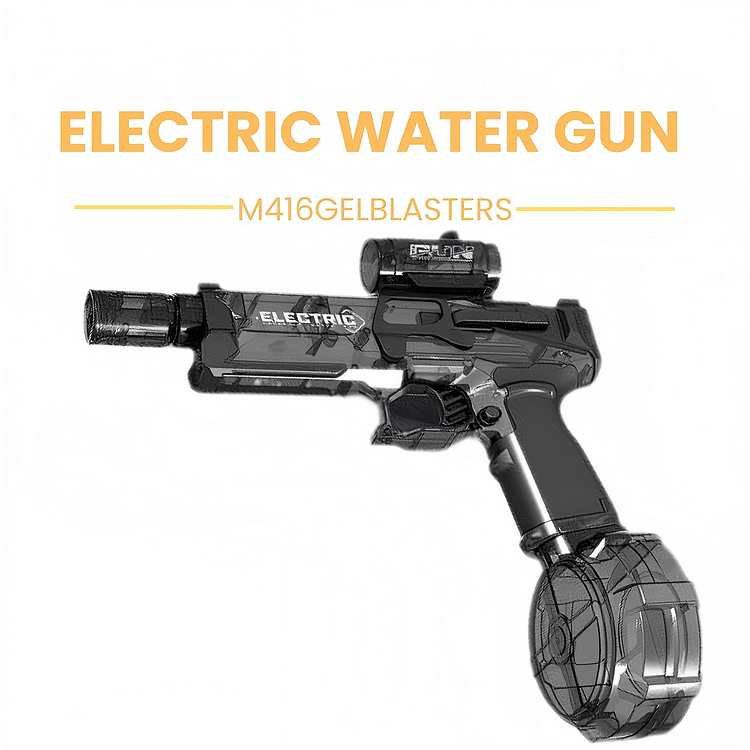 Electric Water Gun with Muzzle Flash