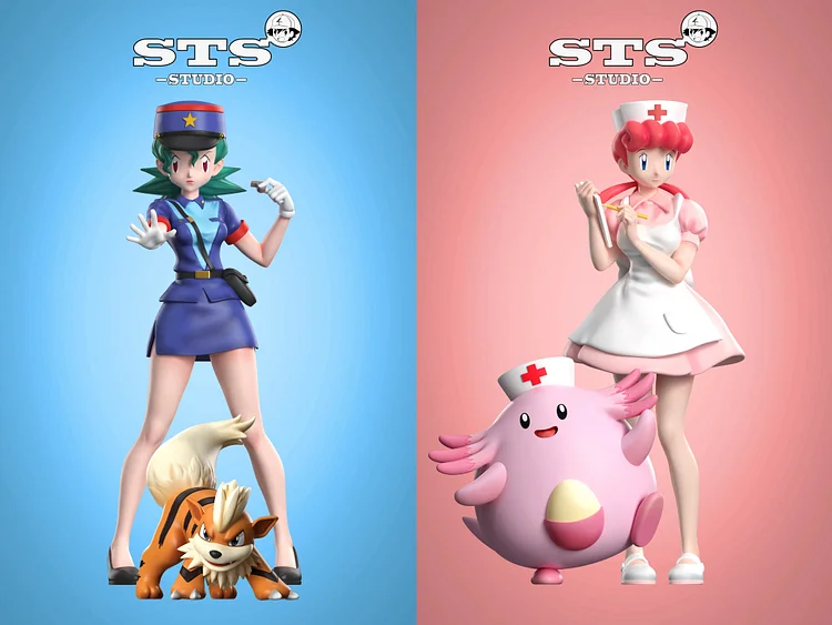 Sts Studio - Pokemon Joy&Jenny 1/8 &1/20  Scale Statue(GK)-