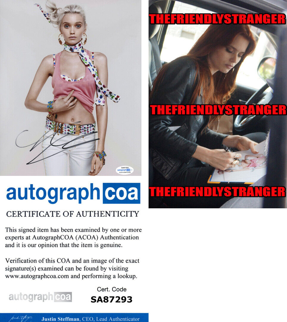 ABBEY LEE KERSHAW signed 8X10 Photo Poster painting b PROOF - MAD MAX Hot SEXY Model ACOA COA