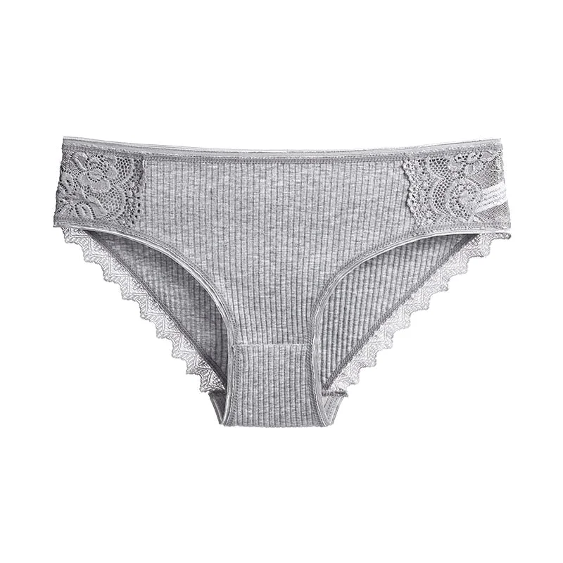 1 Pcs Woman Underwear Lace Cotton Briefs Female High Quality Soft Breathable Panties Underwear For Woman Briefs New BANNIROU