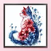 Blue And White Porcelain Cat-11CT Stamped Cross Stitch 40*40cm tapestrymarket