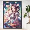 (40*60cm)Lollipop Bunny Girl - Round Partial AB Drill Diamond Painting