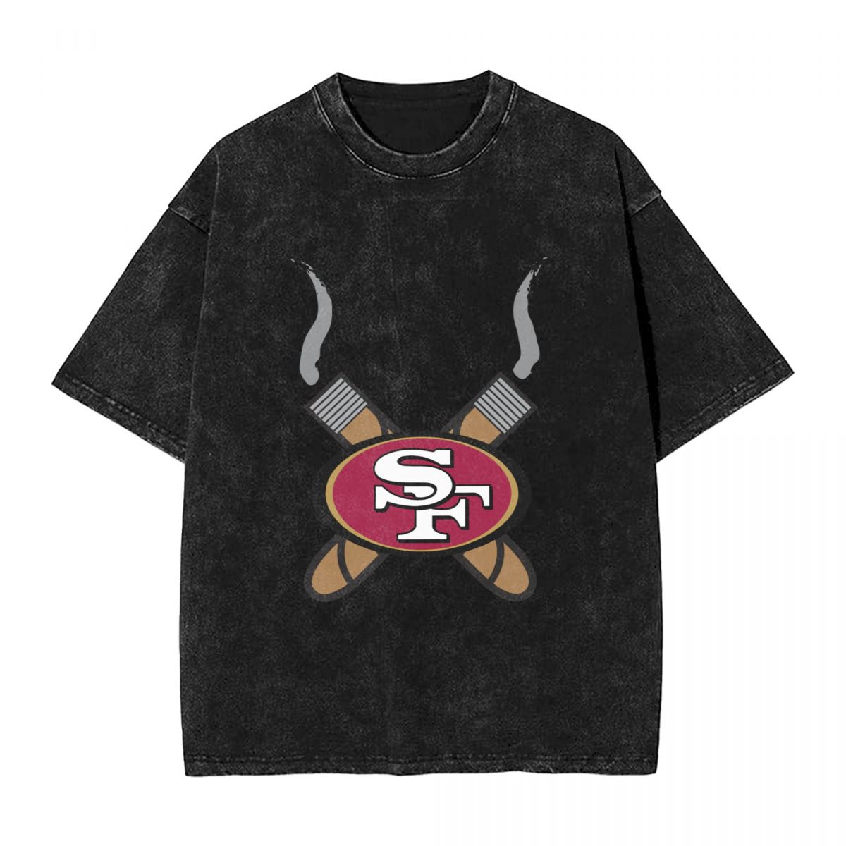 San Francisco 49ers No Smoking Vintage Oversized T-Shirt Men's