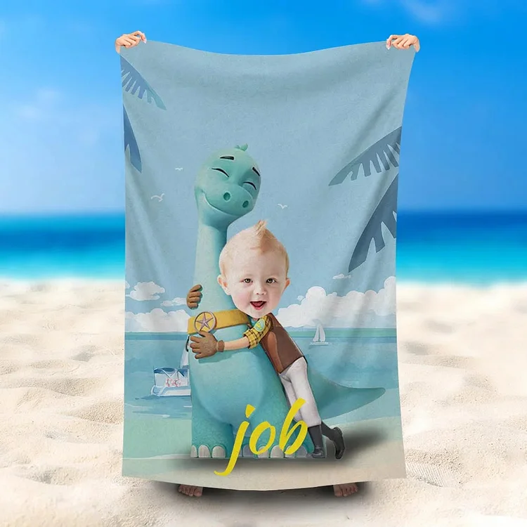 Just for Her Personalized 30x60 Kids Bath Towel