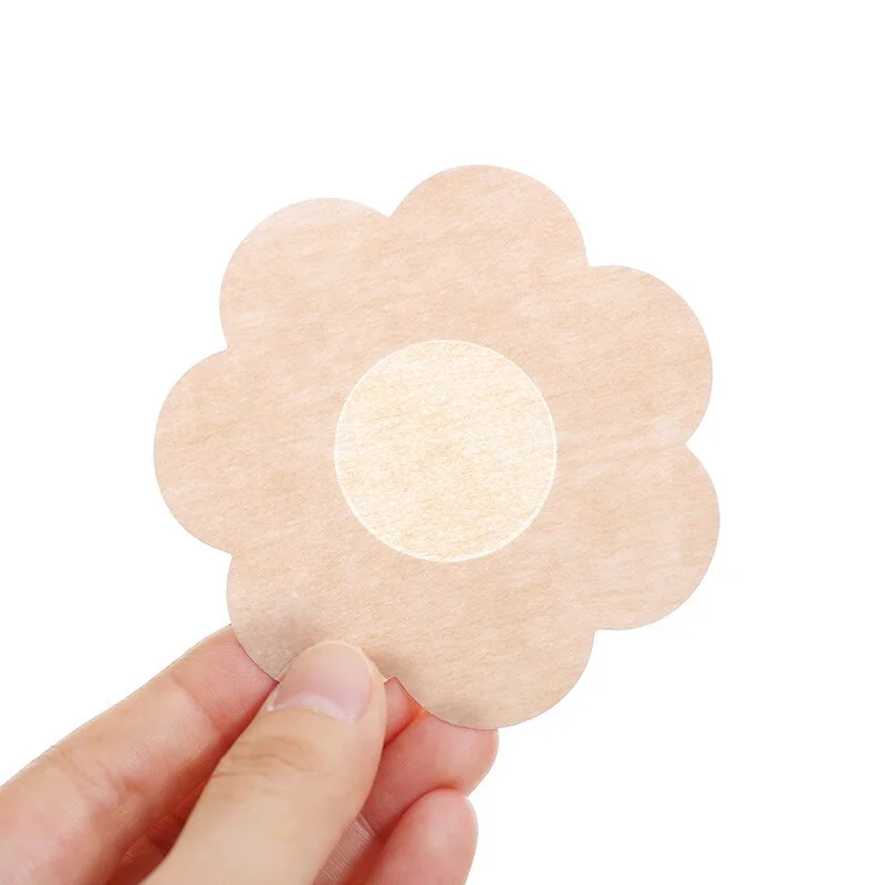 Meet'r 10pcs/lot Flower Disposable Breasts Stickers Invisible Nipple Covers Paste Anti Emptied Chest Paste Prevent dew point