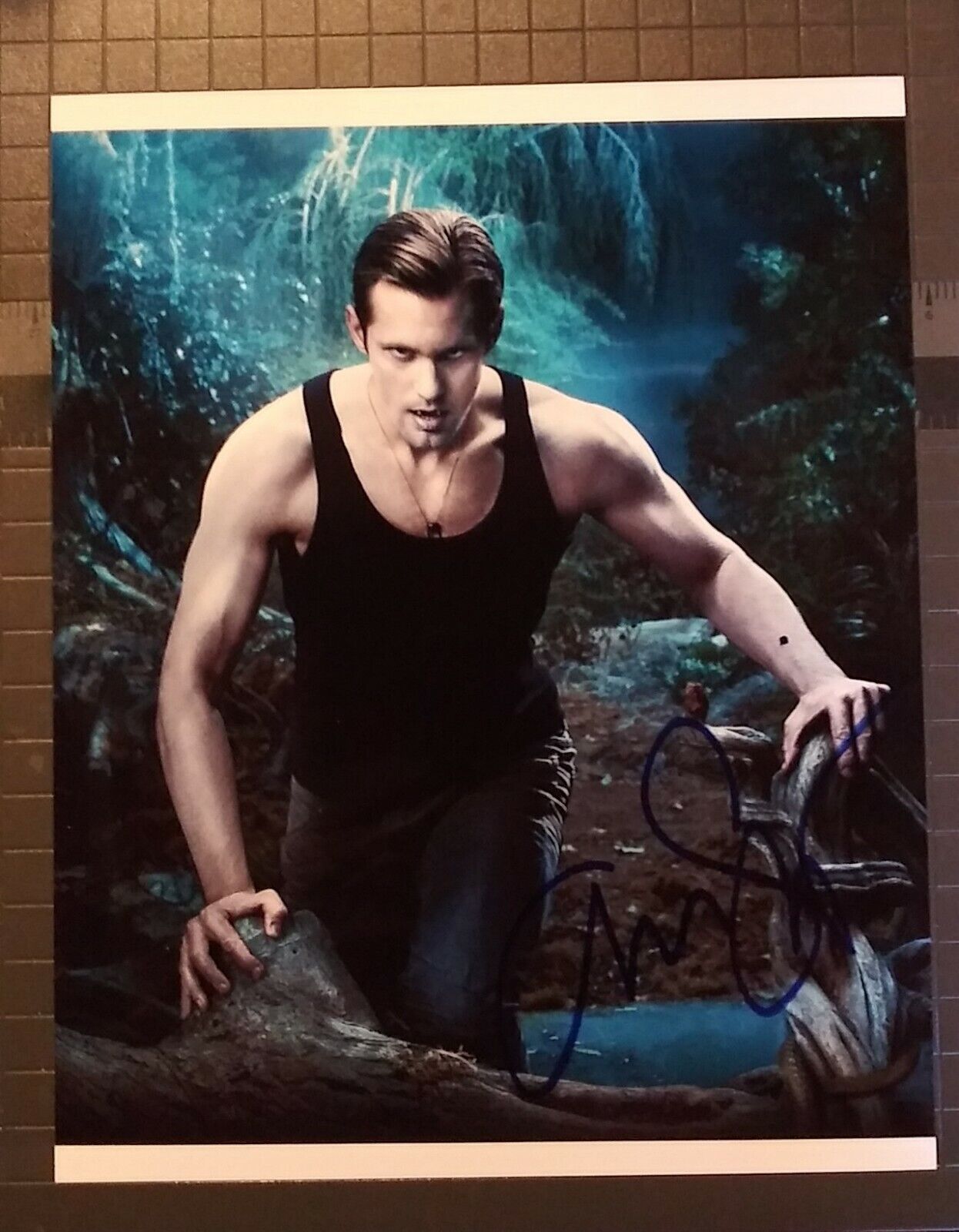 Alexander Skarsgard signed 8x10