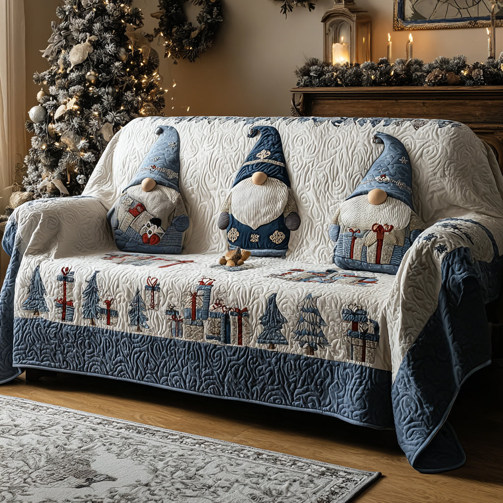 Frosted Friends Quilted Sofa Cover NCU0DV8258 everthome