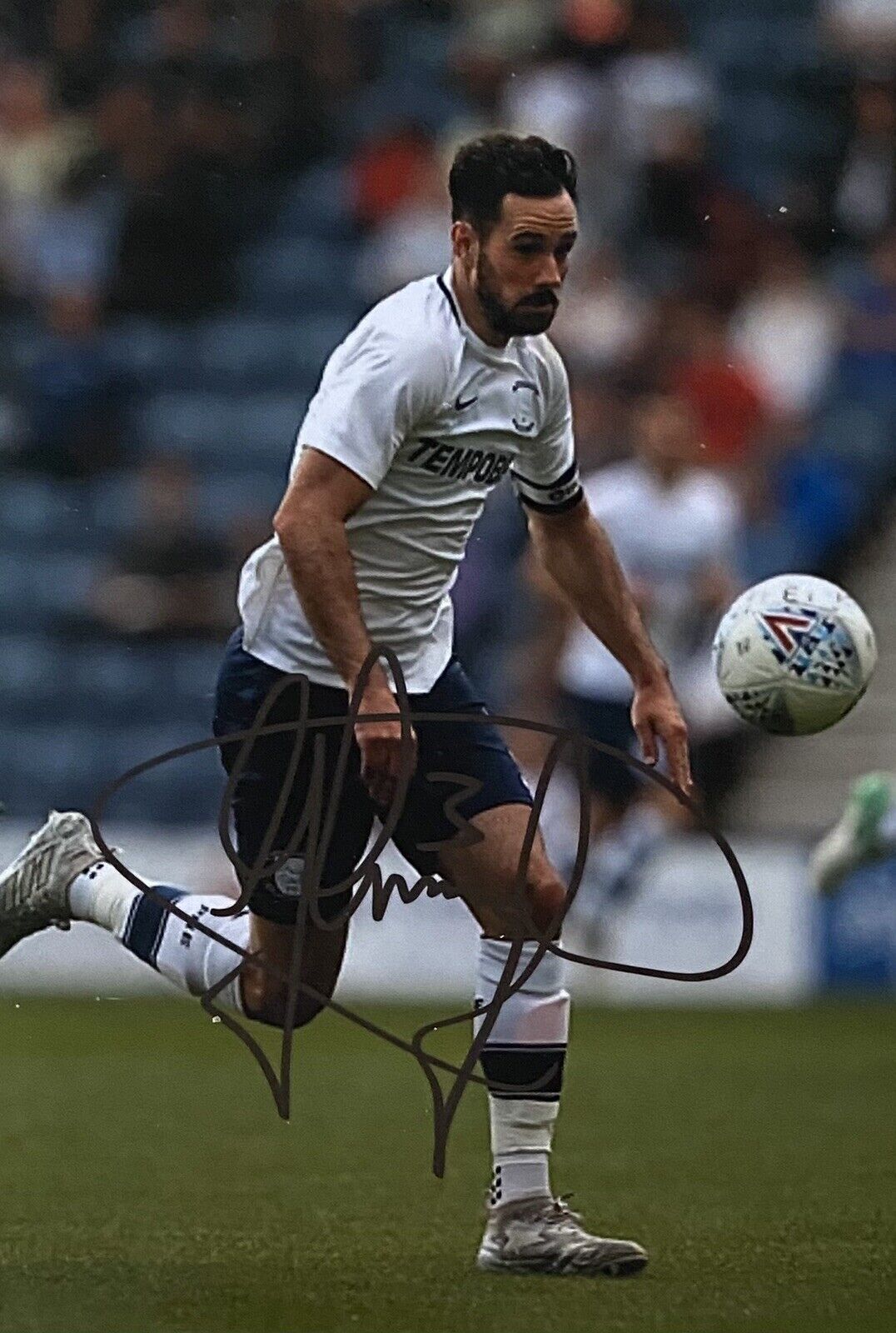 Greg Cunningham Genuine Hand Signed Preston North End 6X4 Photo Poster painting 2