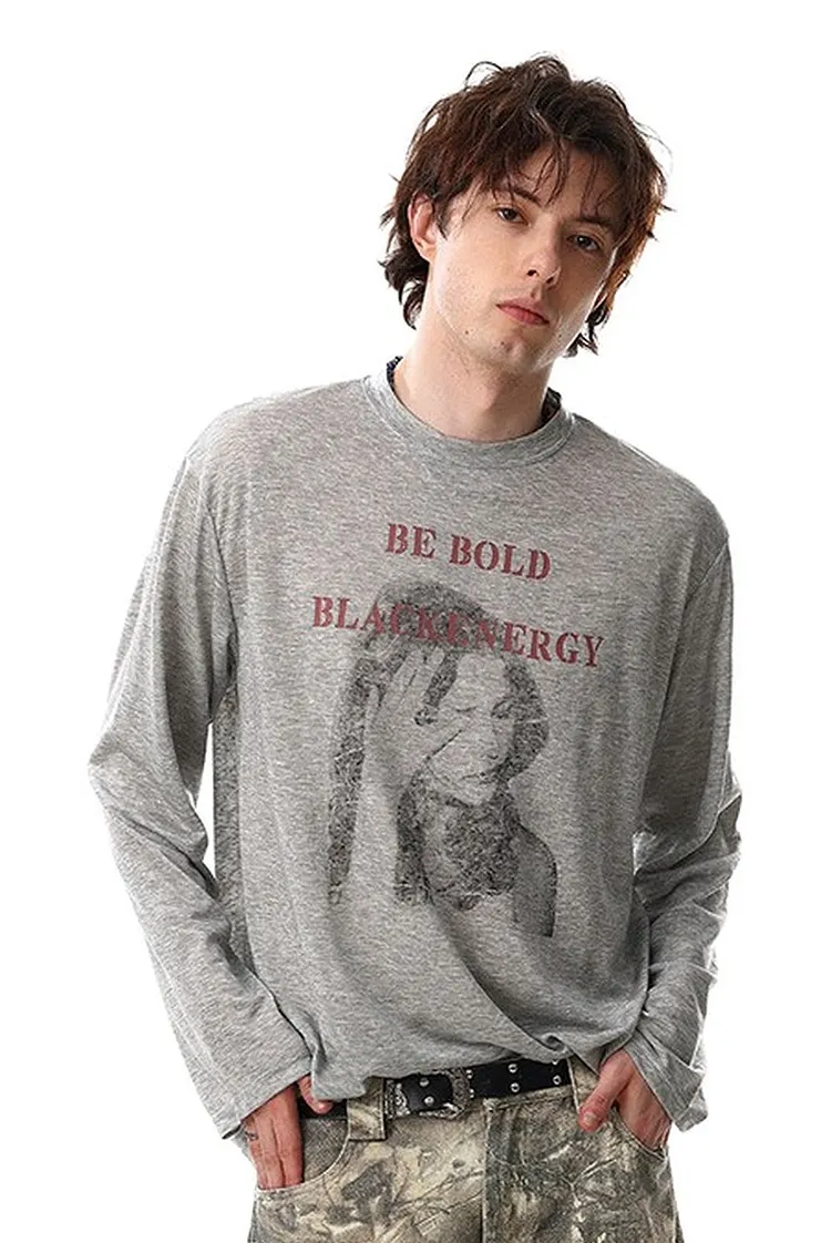 Men's Graphic T - Shirt in Soft Cotton with Relaxed Fit