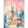 Castle Diamond Art Kits Resin Canvas 5D DIY for Office Home Wall (Style A)