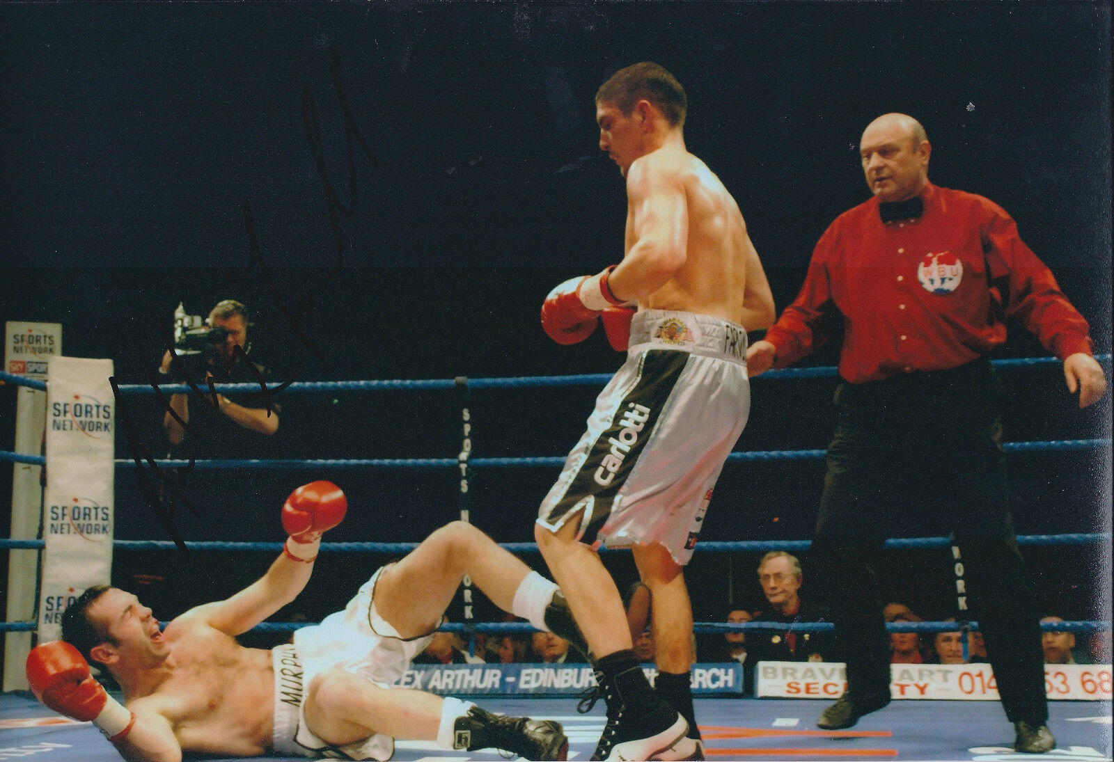 Anthony FARNELL Signed 12x8 Autograph Photo Poster painting AFTAL COA WBU Middleweight Champion