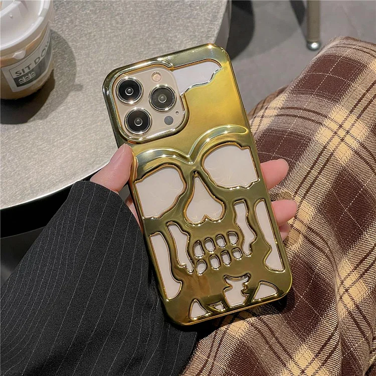 Plated Skull Case Cover For iPhone | 168DEAL