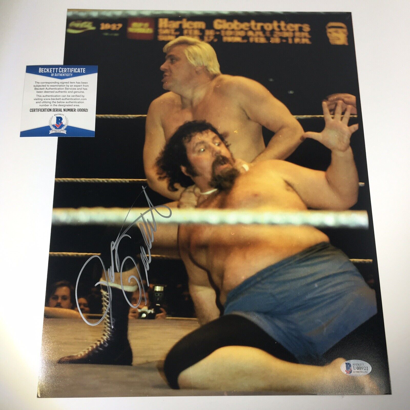 Pat Patterson Signed 11x14 Wrestling Photo Poster painting WWF IC CHAMP HOF WWE BECKETT COA