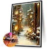 Diamond Painting-DIY Full Round Drill Snowy Scenery