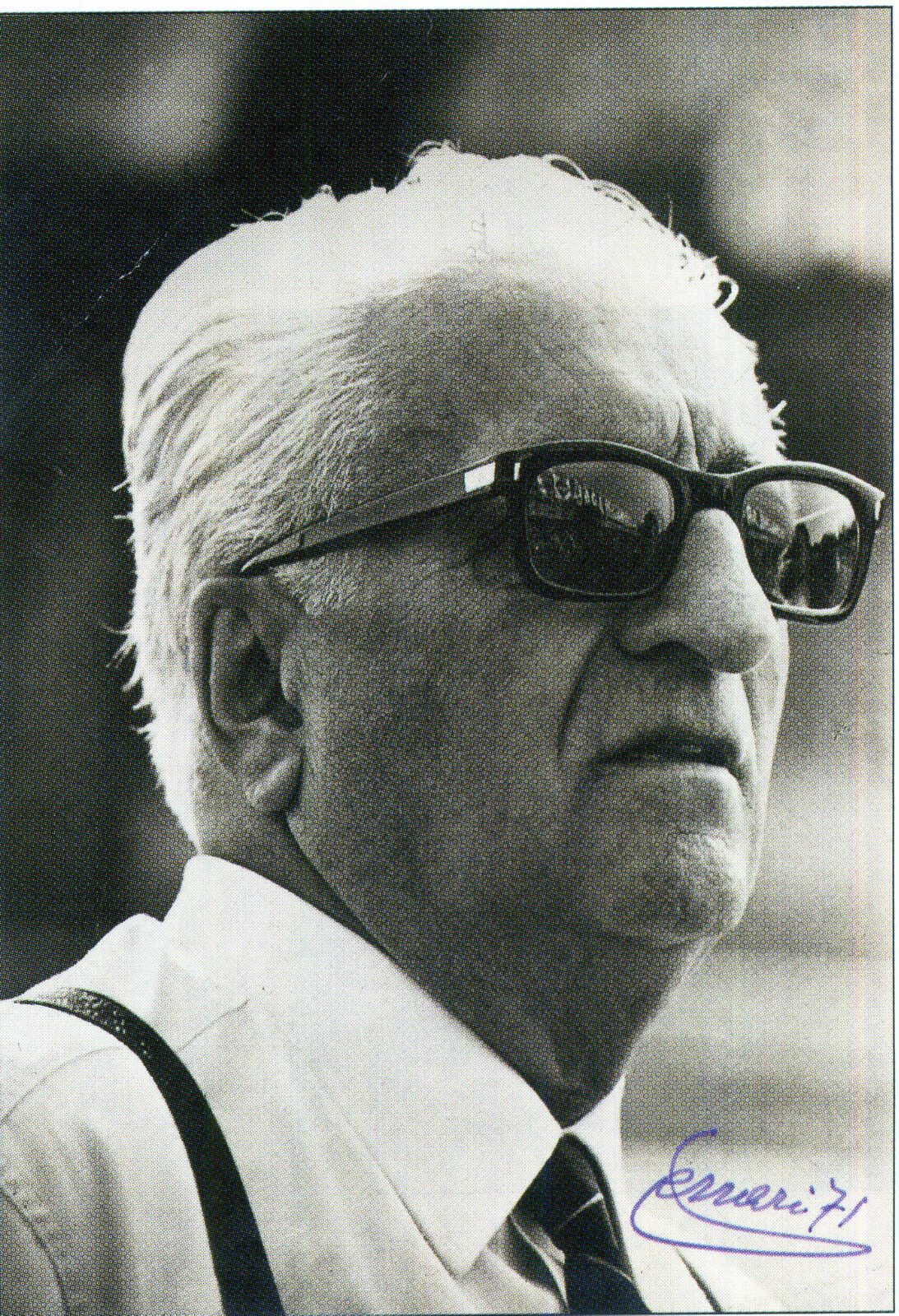 ENZO FERRARI Signed Photo Poster paintinggraph - Sports Car Magnate / Entrepreneur - Preprint