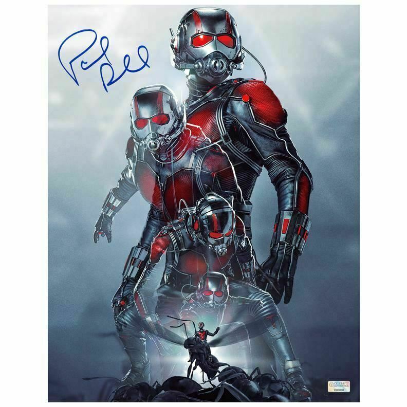 Paul Rudd Autographed Ant-Man Morph 11×14 Photo Poster painting