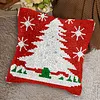 Christmas Tree-DIY Latch Hook Rug Pillowcase Kits 43*43cm tapestrymarket