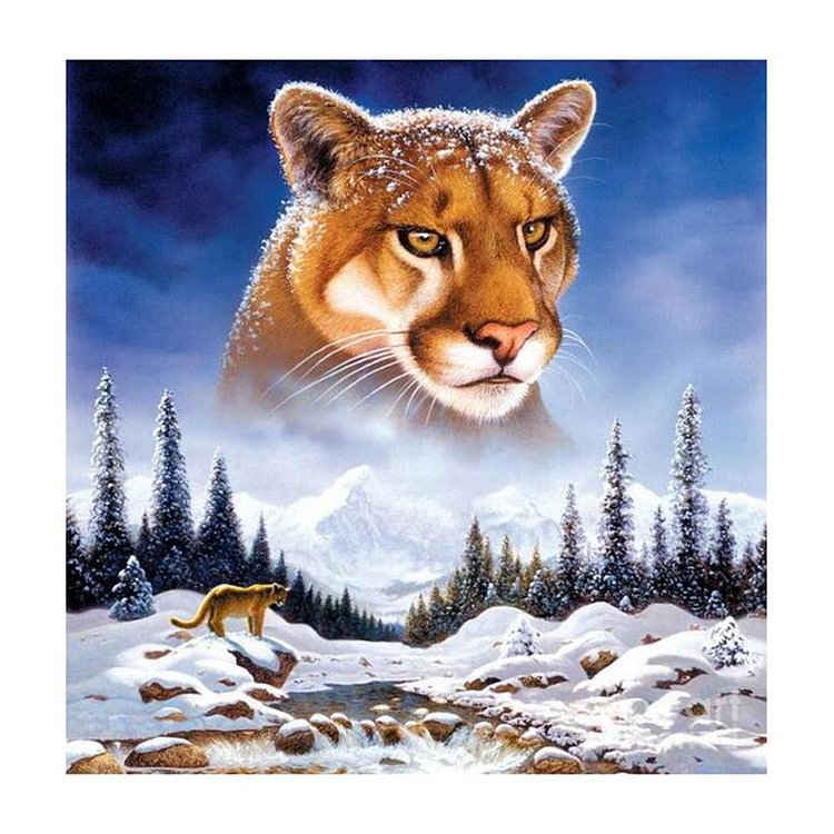 Tiger   Diamond Painting 30*30CM