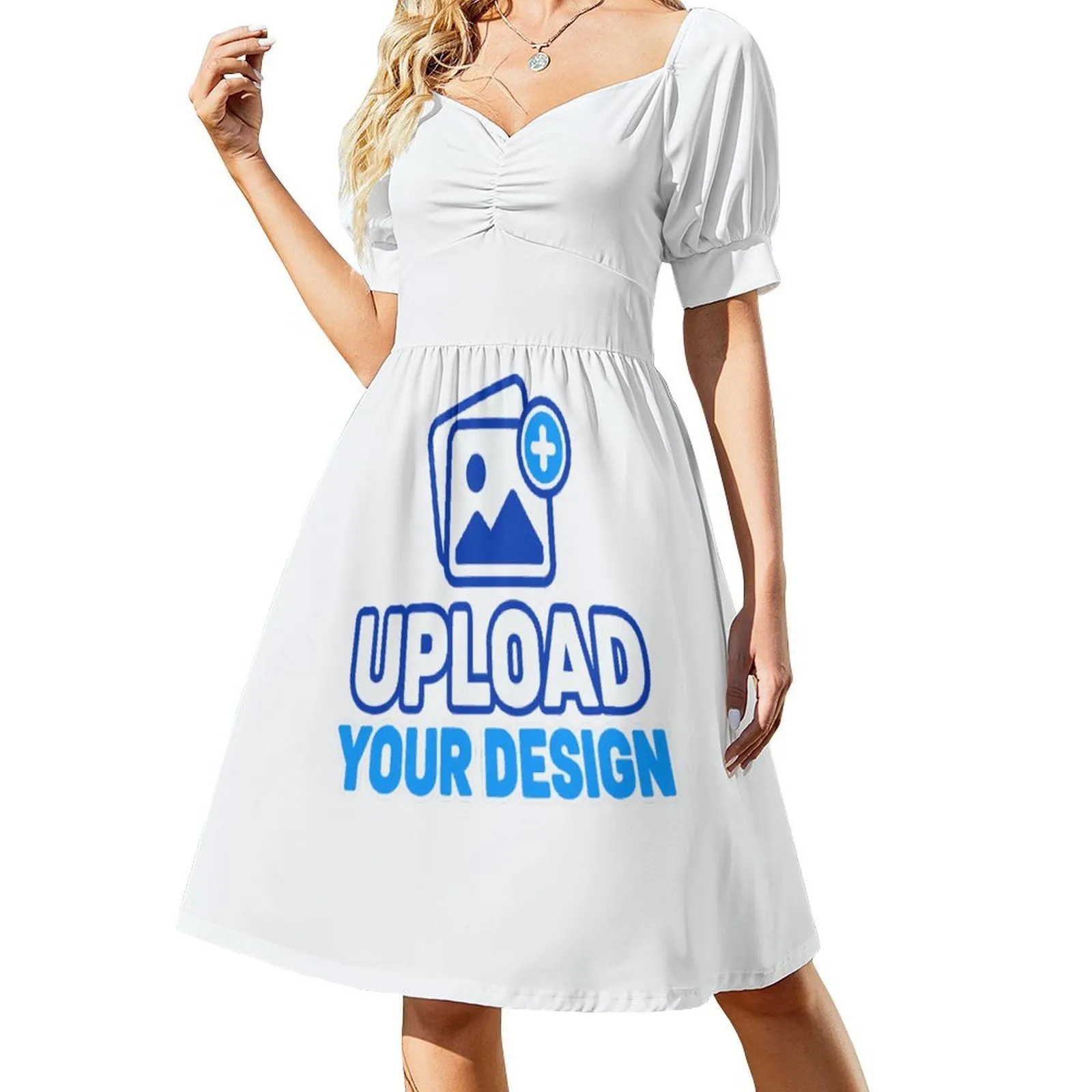 Custom Sweetheart Flared Mini Dress With Zipper product image 9