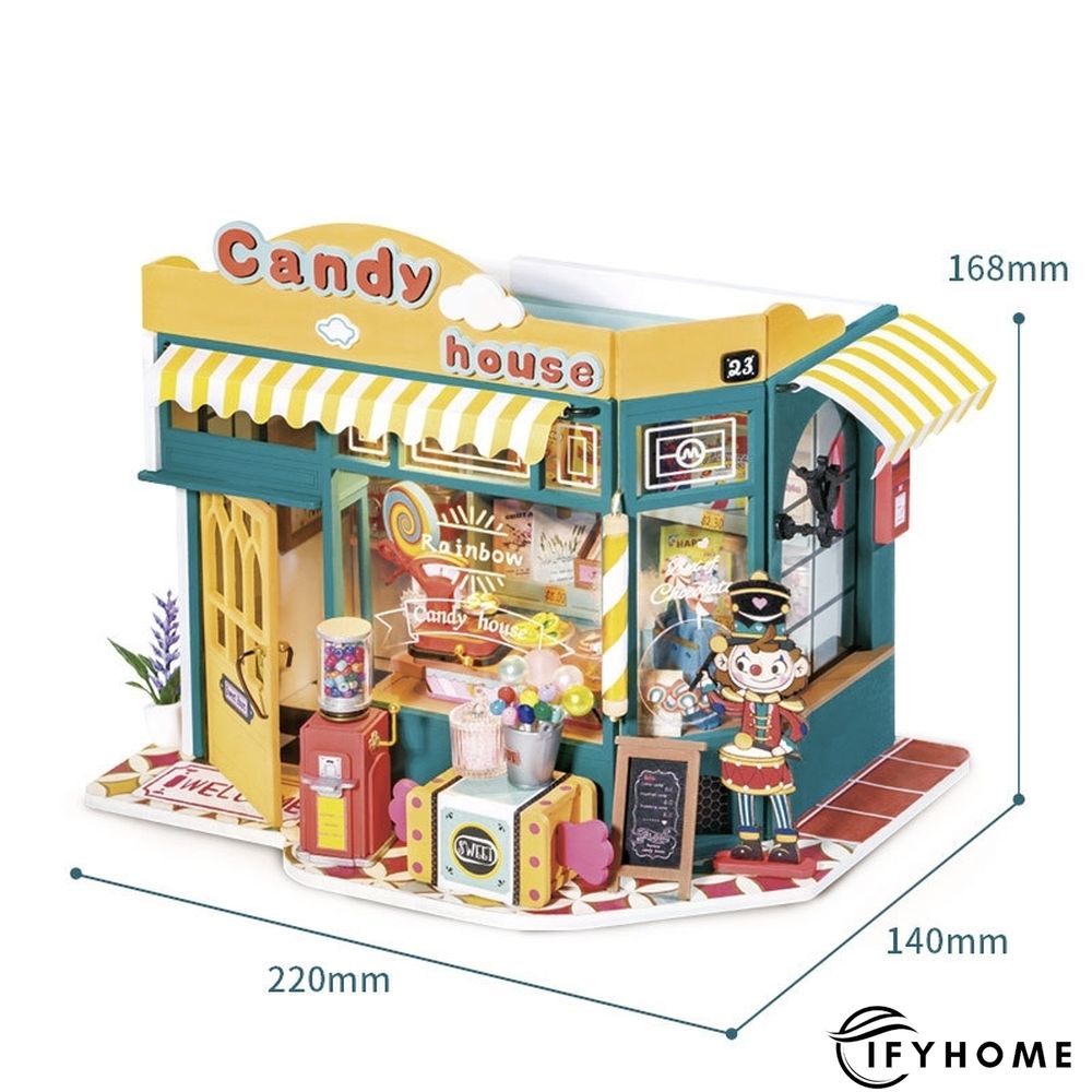 Rainbow Candy House DIY Assembly | IFYHOME