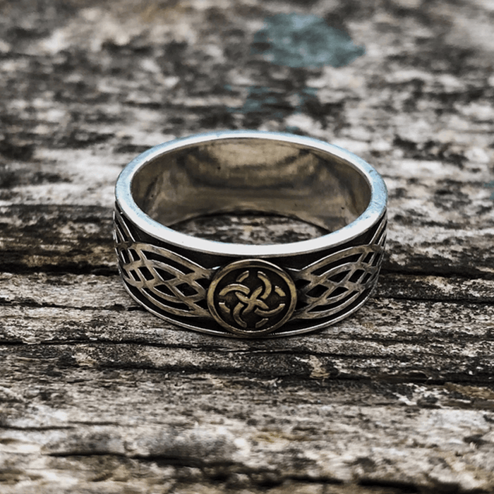 Coutureaura 925 Sterling Silver Celtic Amulet Ring