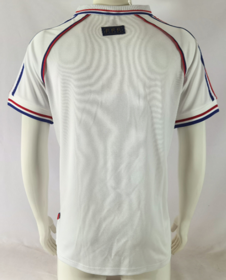 Retro 1998 France Away Football T-Shirt Thai Quality