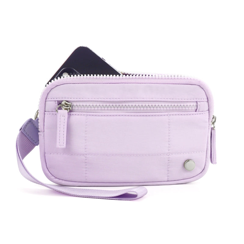 In Stock Hot Lulu Same Transparent PVC Card Bag Wrist Bag Portable Bank Card Change Purse