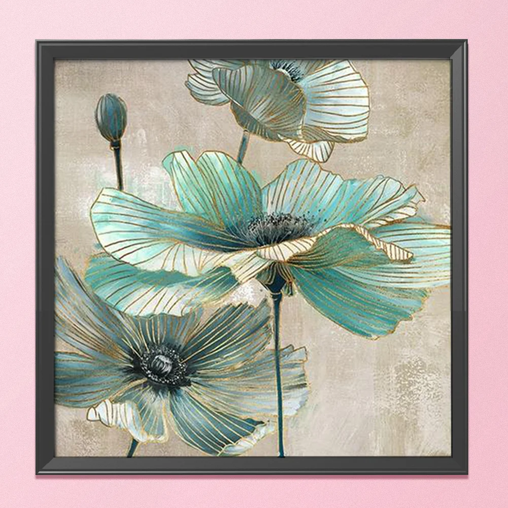 11ct Stamped Cross Stitch - Flower(60*60cm)